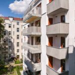 Blick auf die Fassade