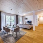 Blick ins Wohnzimmer