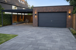 Einfahrt/ Garage visualisiert