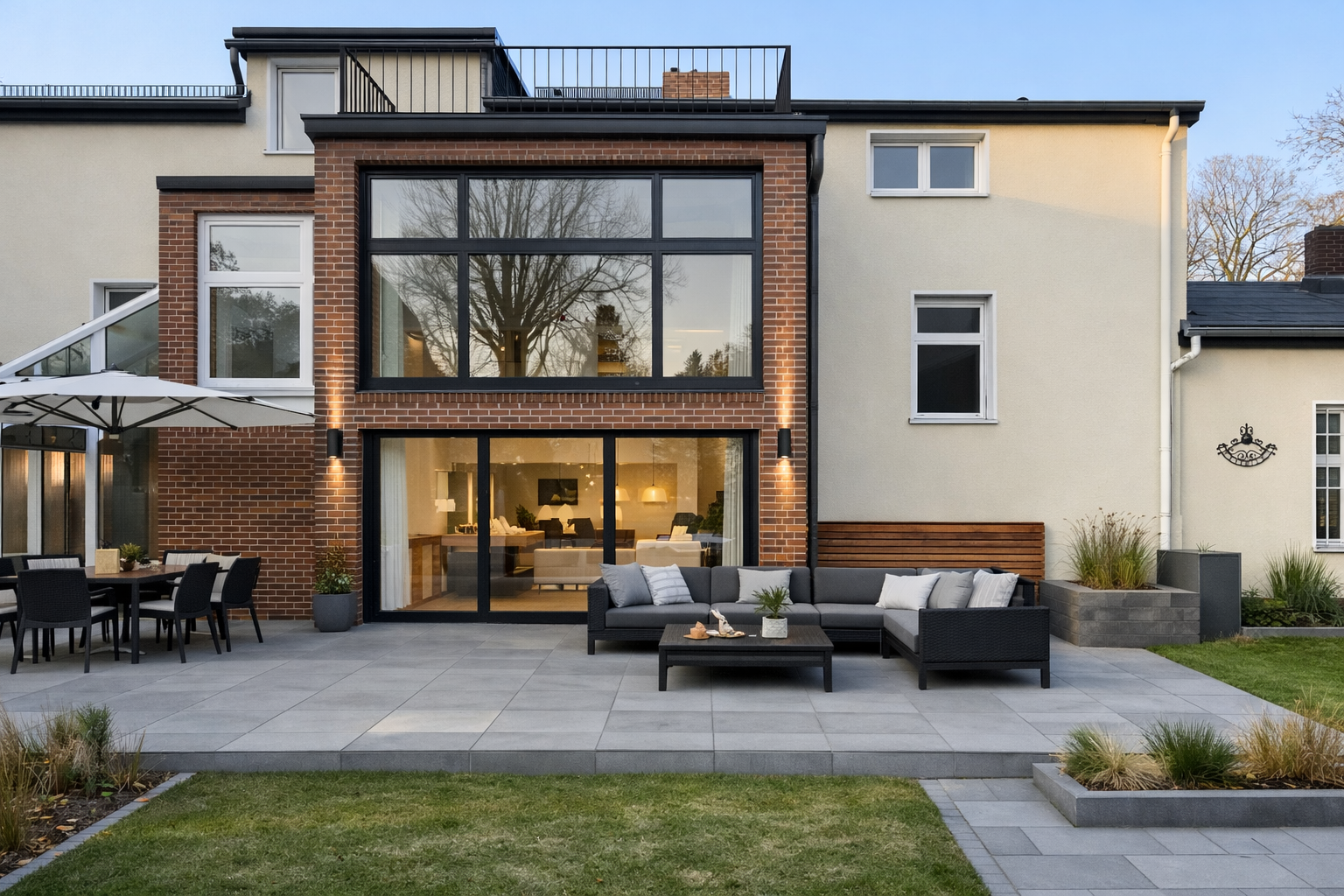 Außenansicht/Garten visualisiert