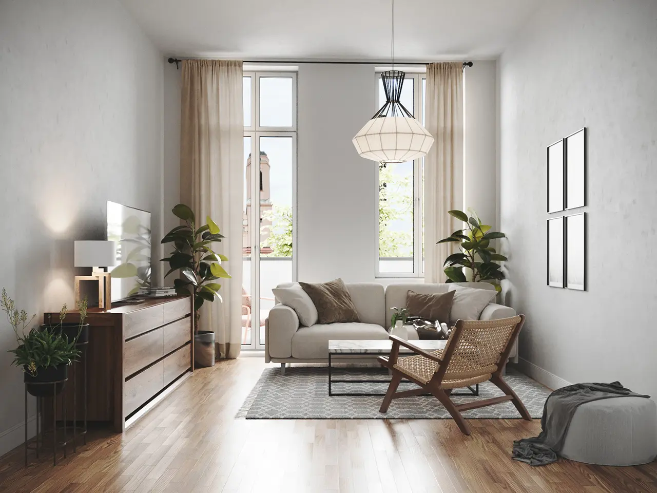 Wohnzimmer Whg 5, 8, 11