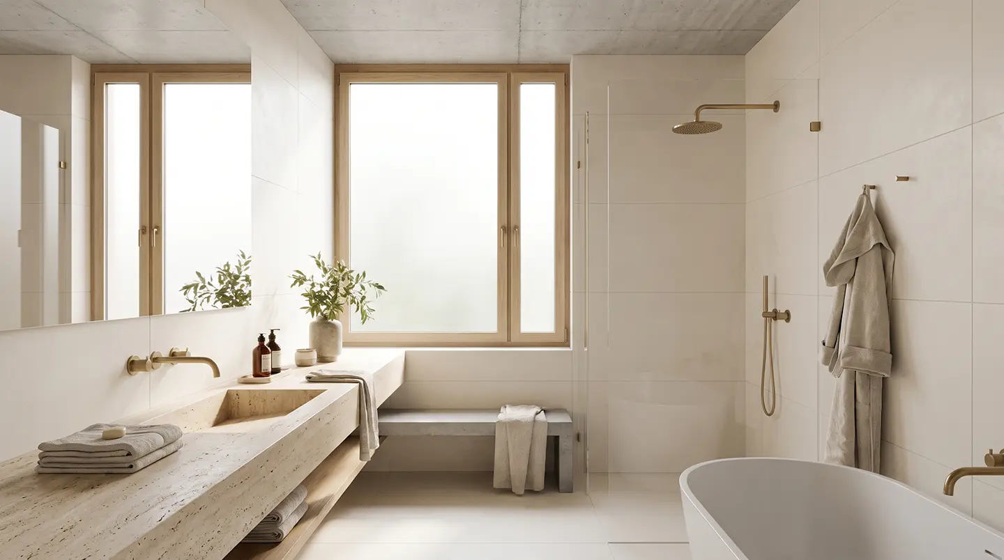 P14 Sud Rive – Badezimmer