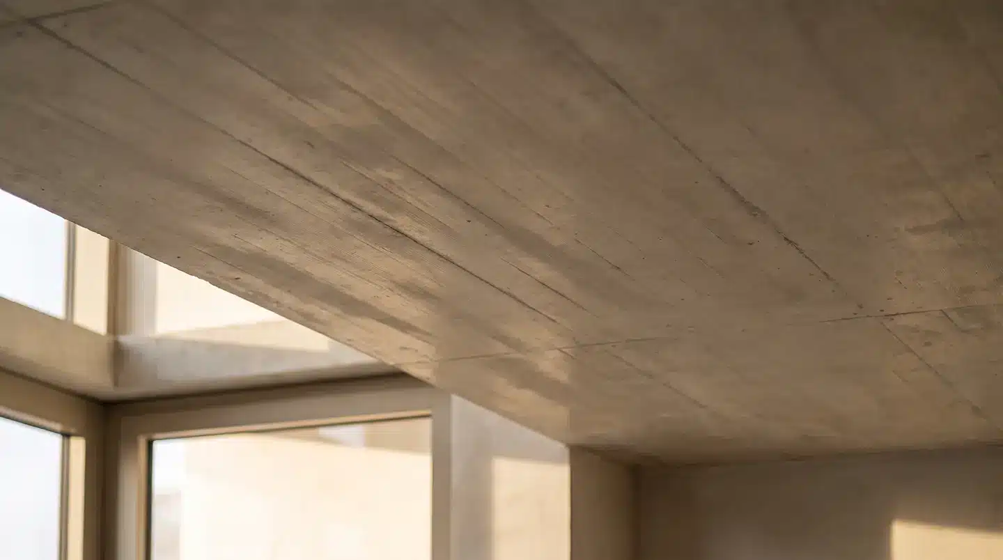 P14 Sud Rive – Material · Sichtbetondecke