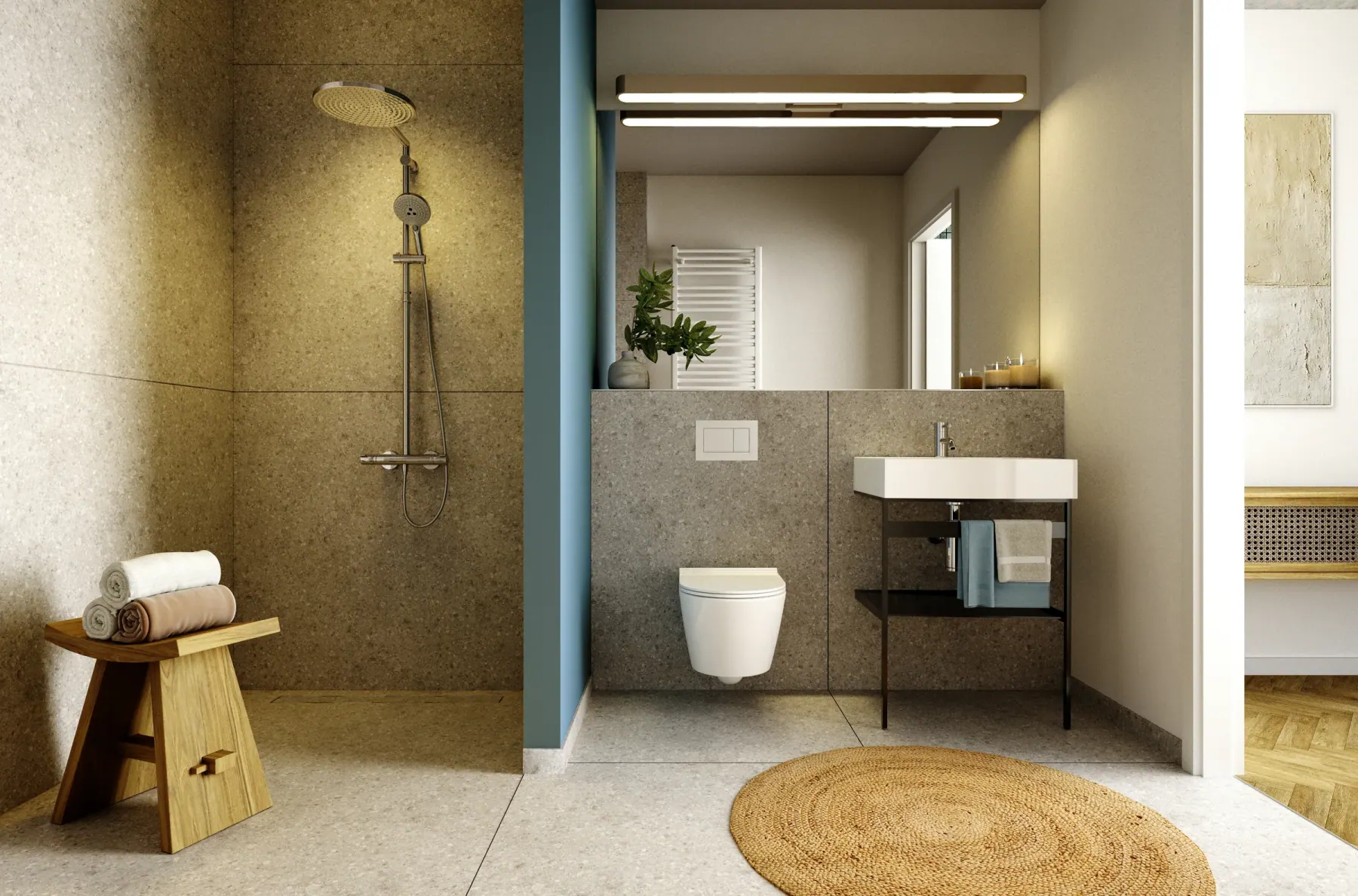 P14 Rive Sud – Badezimmer, WE13