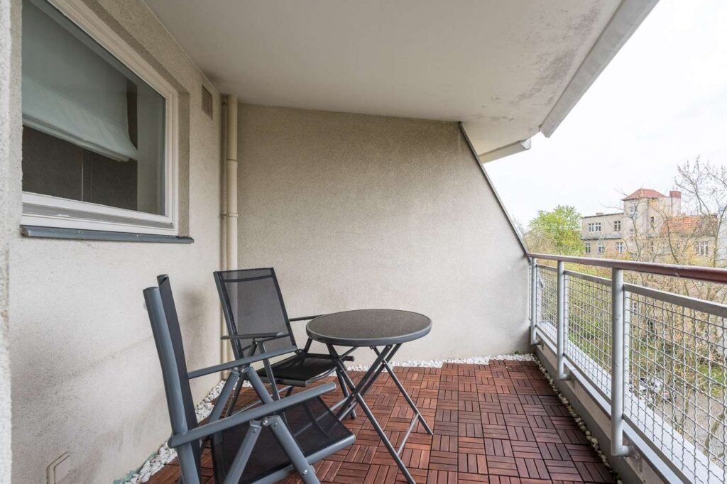 Musterwohnung Balkon