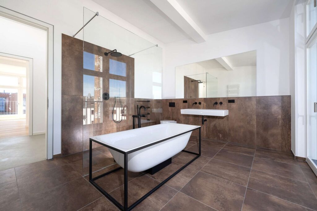 Badezimmer-Loftwohnung