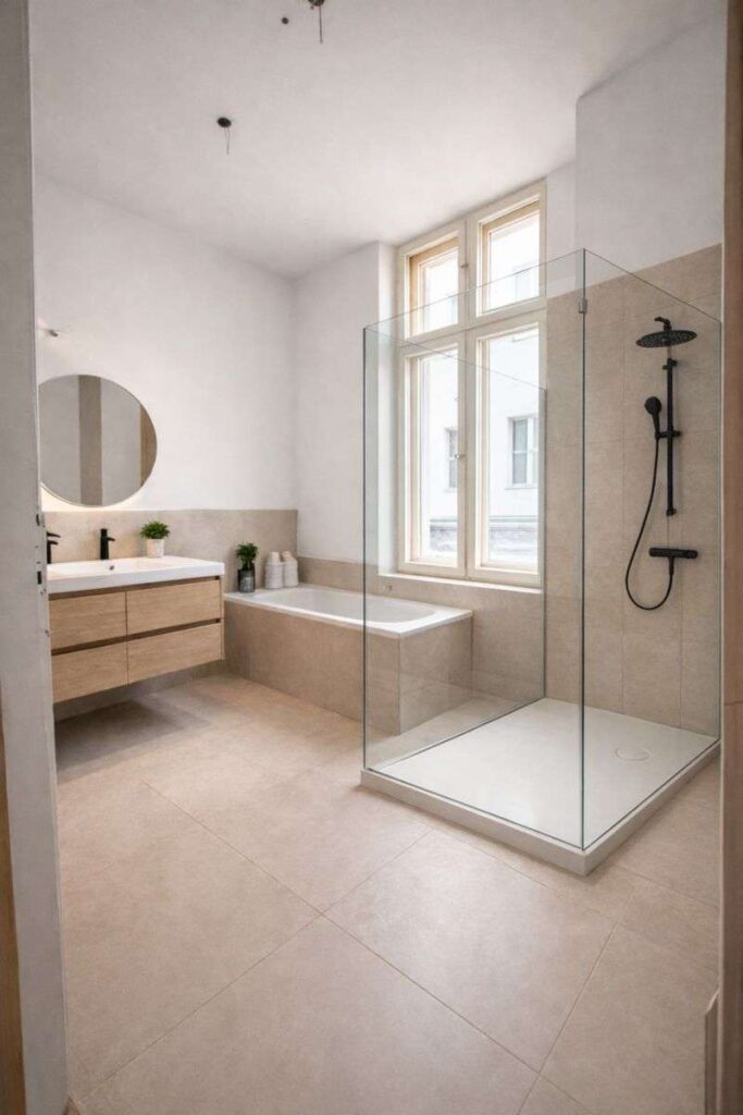 Master-Badezimmer visualisiert
